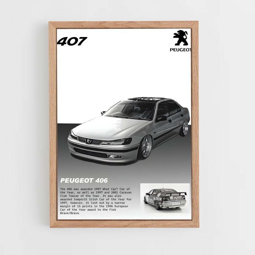 peugeot-16 cadre Bois clair