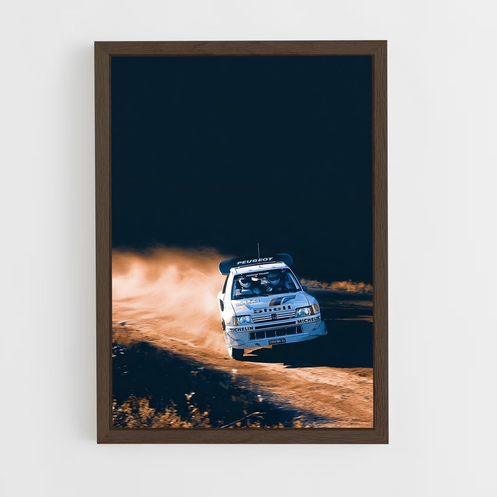 peugeot-20 cadre Bois foncé