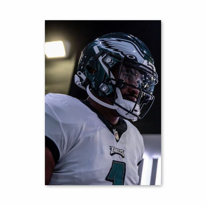 Pôster do capacete do Philadelphia Eagles