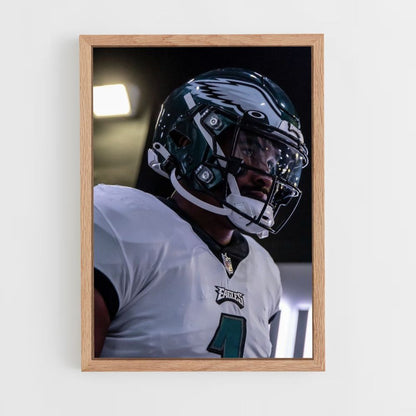 Pôster do capacete do Philadelphia Eagles