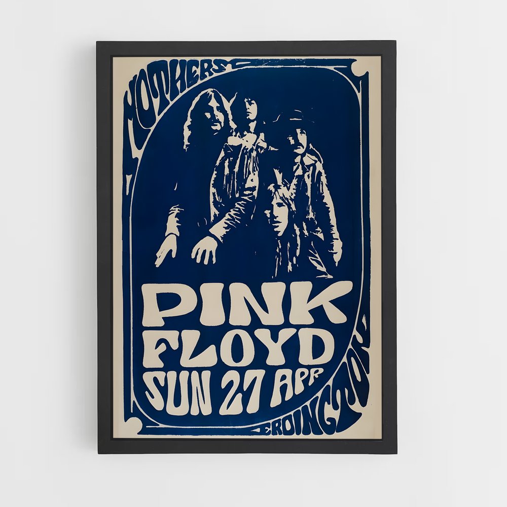 pink-floyd-4 cadre Noir