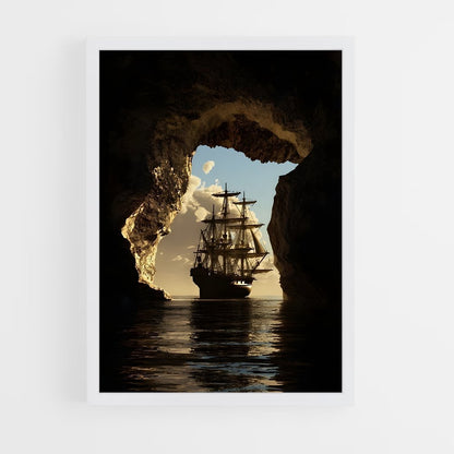 pirate-boat-15 cadre Blanc