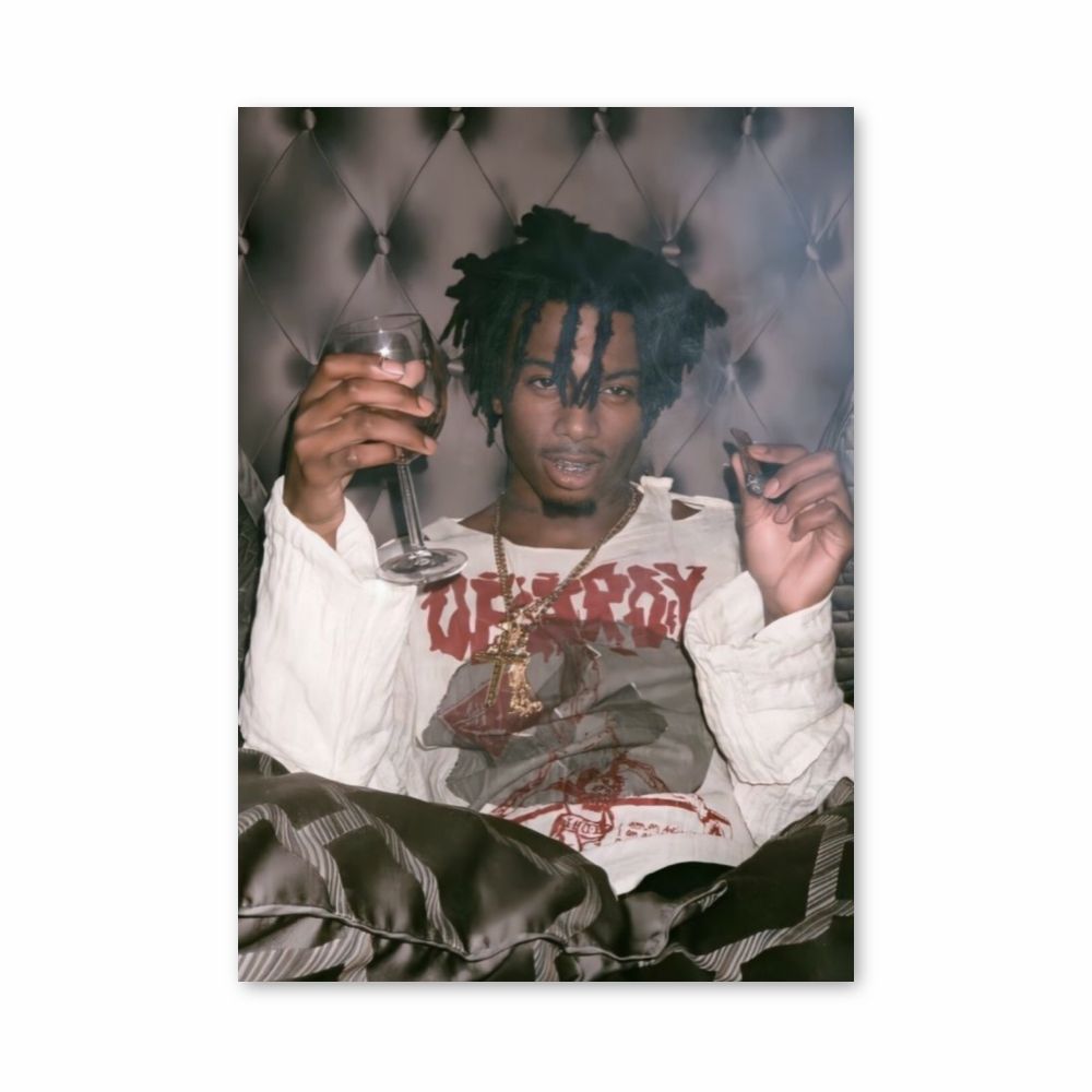 Pôster Playboy Carti Fumaça