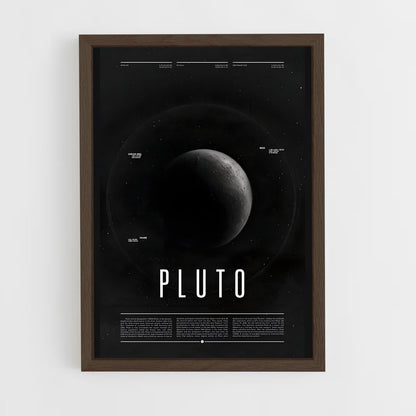 pluto-14 cadre Bois foncé