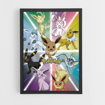 Pôster Evoluções Eevee