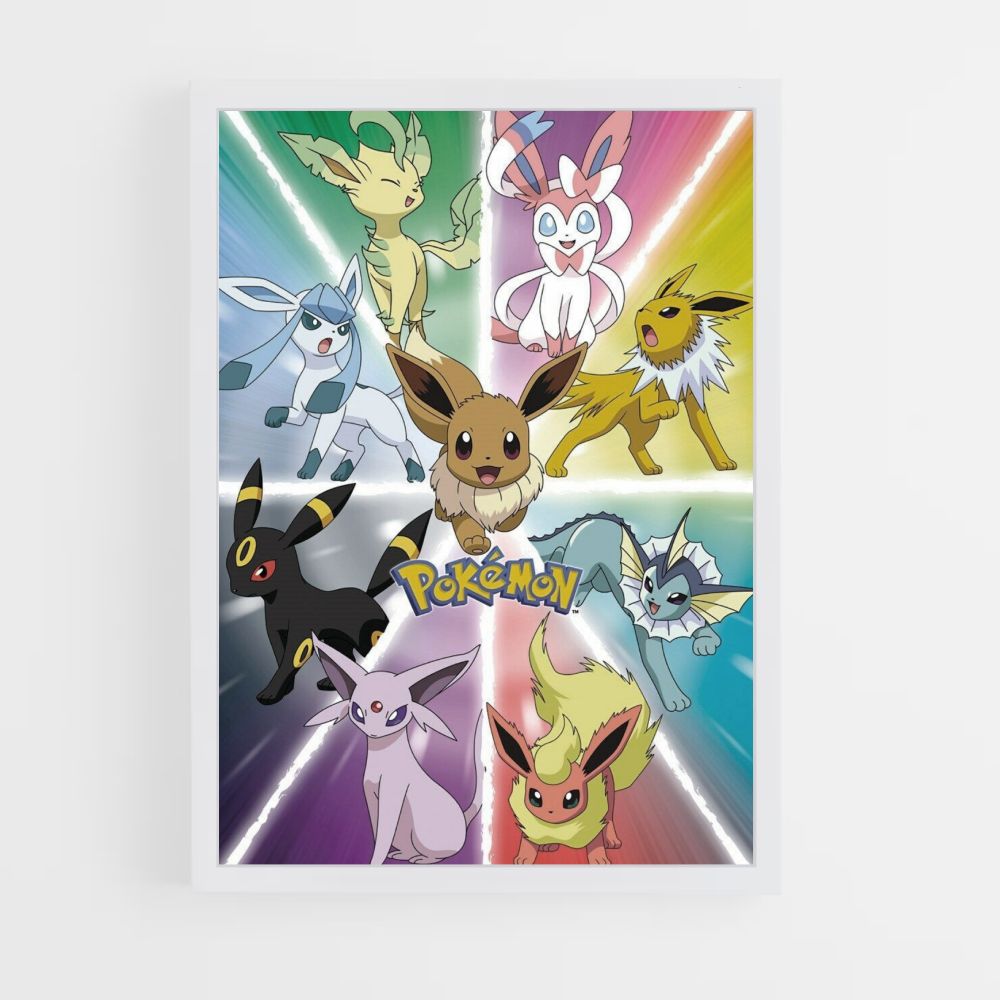 Pôster Evoluções Eevee