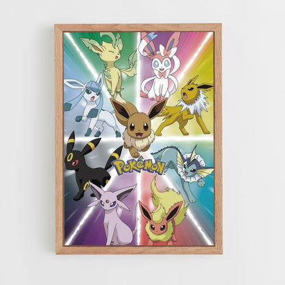 Pôster Evoluções Eevee