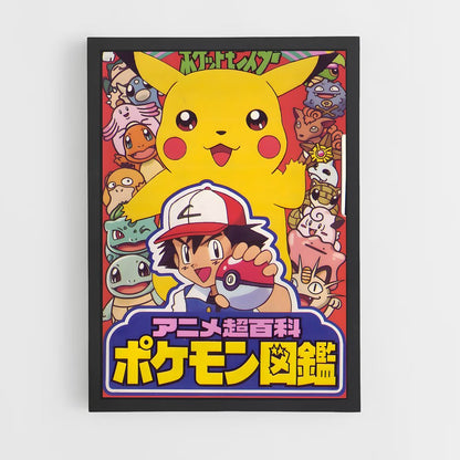 pokemon-16 cadre Noir
