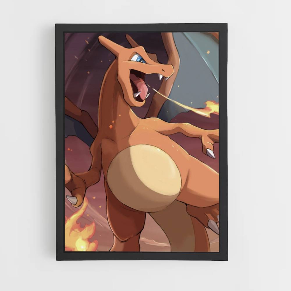 Pôster Ataque Charizard