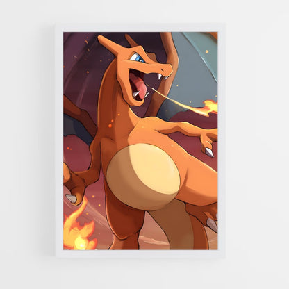 pokemon-18 cadre Blanc