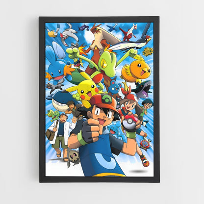 pokemon-4 cadre Noir