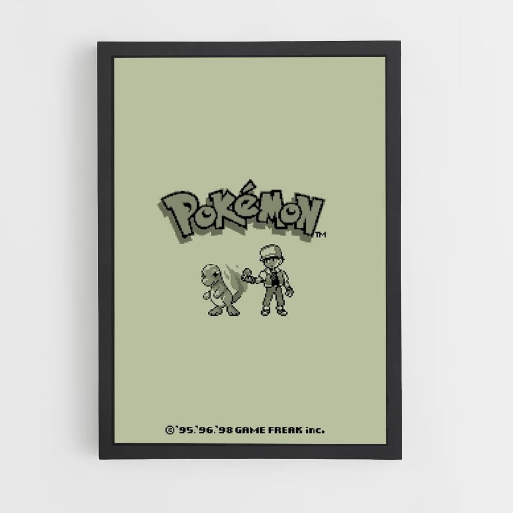 Pôster Pokémon Gameboy