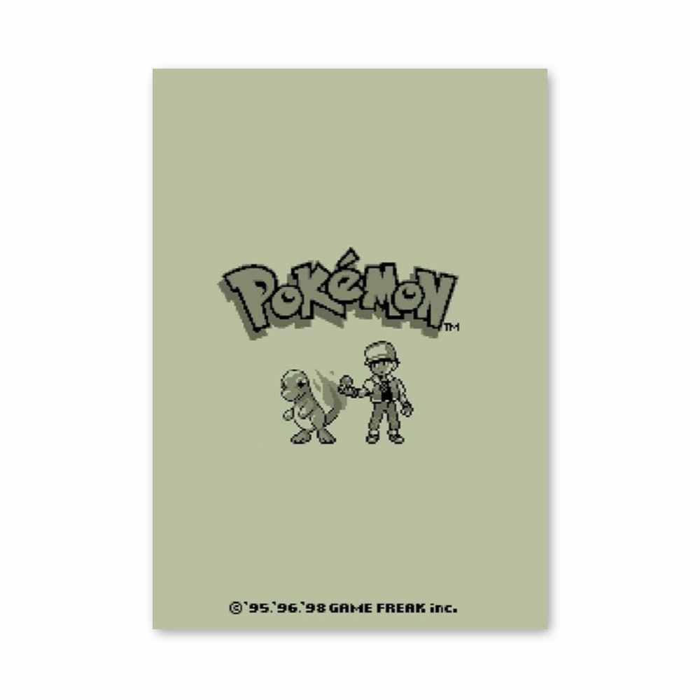 Pôster Pokémon Gameboy