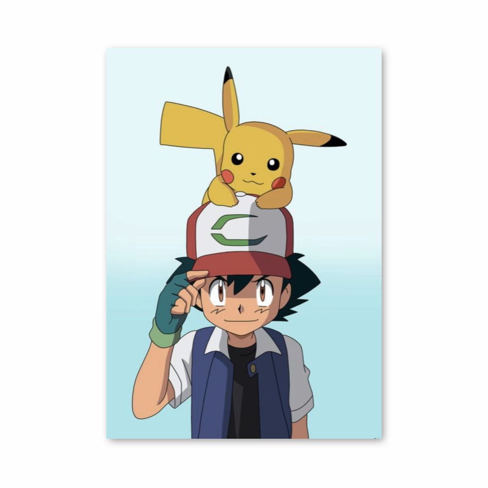 Pôster Ash x Pikachu