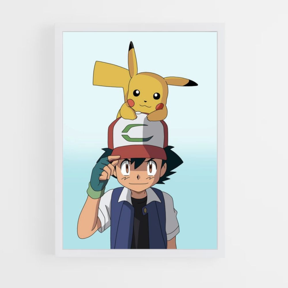 Pôster Ash x Pikachu