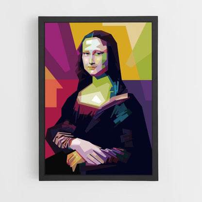 Pôster Mona Lisa Pop Art