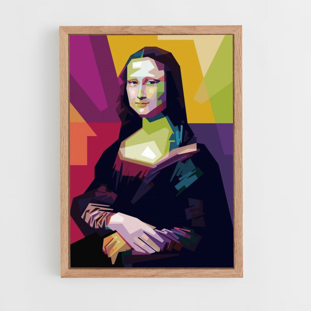 Pôster Mona Lisa Pop Art