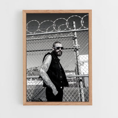 post-malone-10 cadre Bois clair