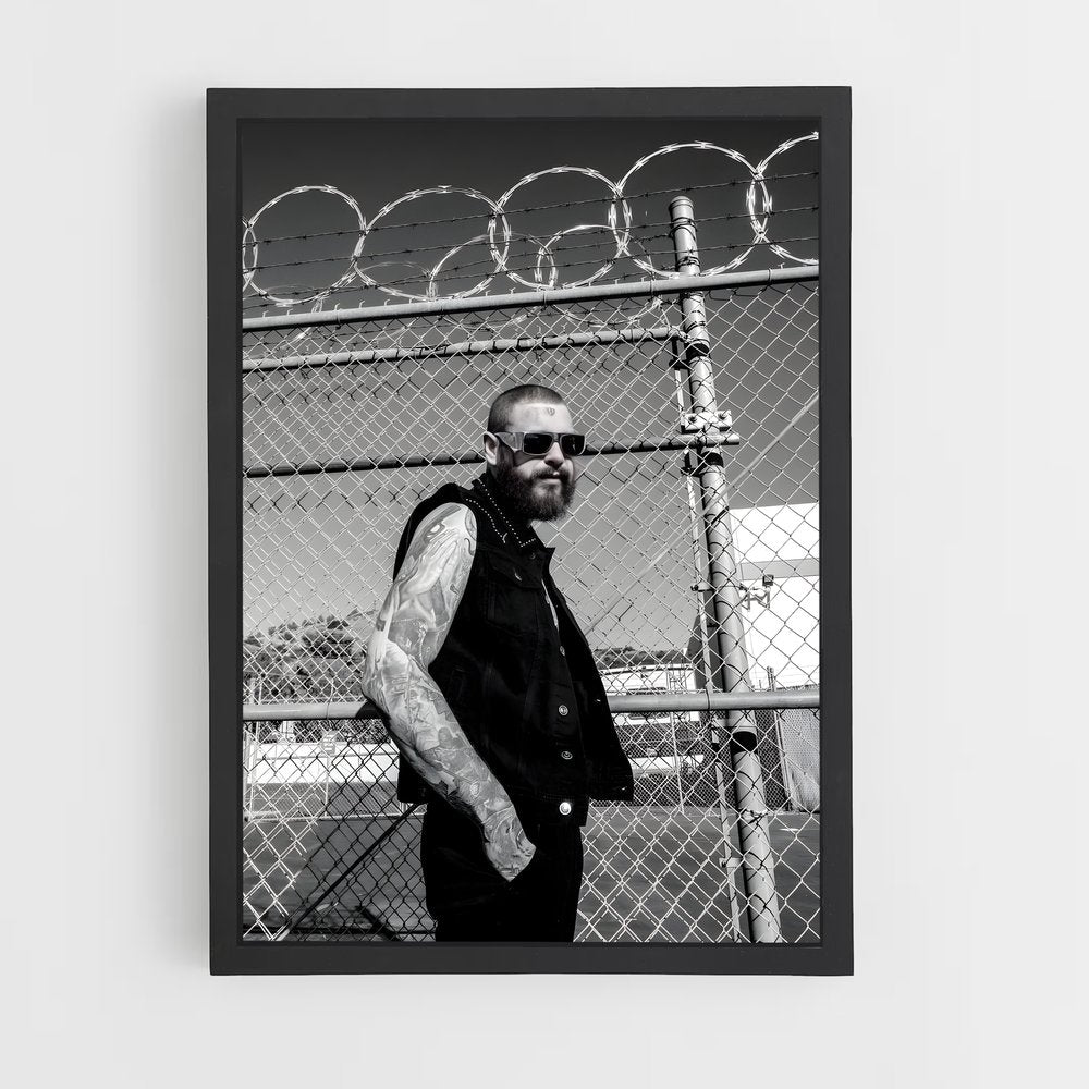post-malone-10 cadre Noir