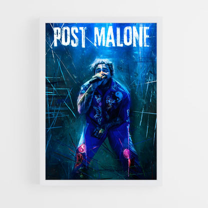 post-malone-8 cadre Blanc