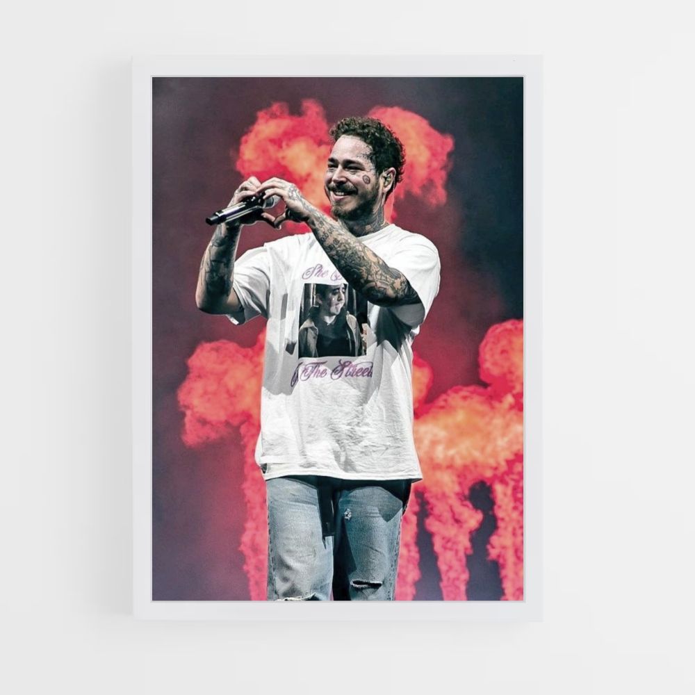 Póster Fogo Post Malone