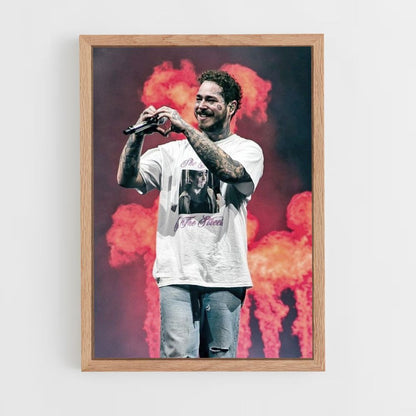 Póster Fogo Post Malone