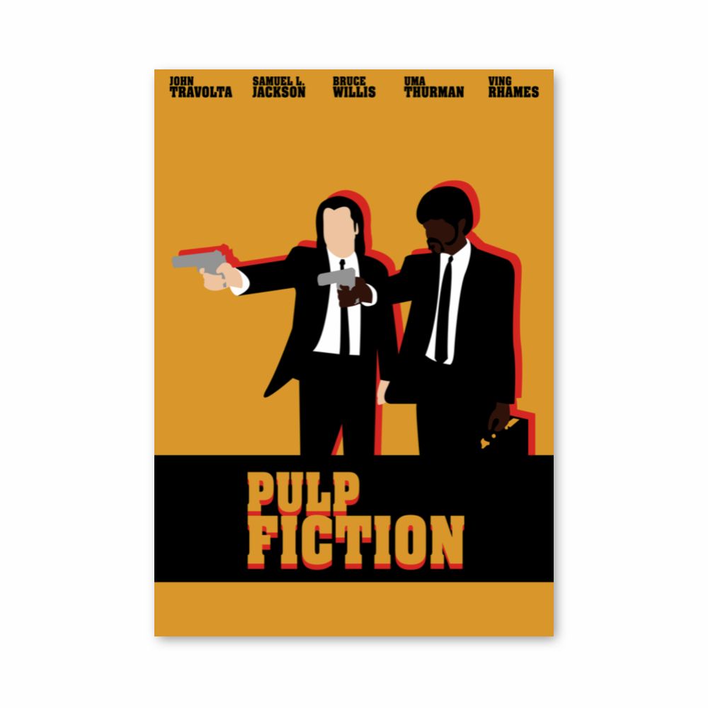 Design de pôster de Pulp Fiction