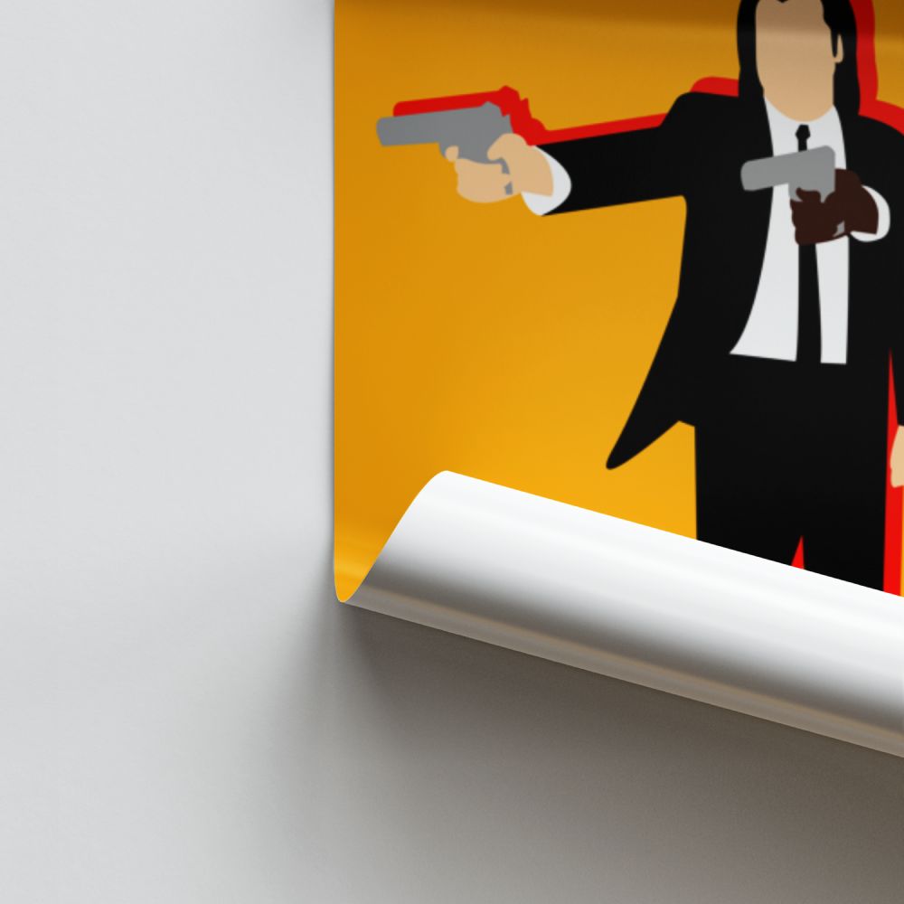 Design de pôster de Pulp Fiction