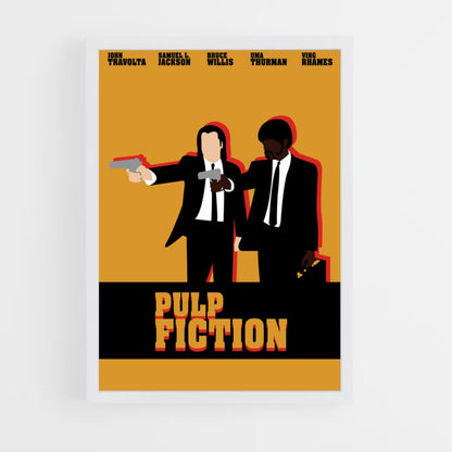 Design de pôster de Pulp Fiction