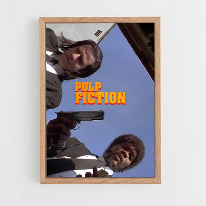 pulp-fiction-5 cadre Bois clair