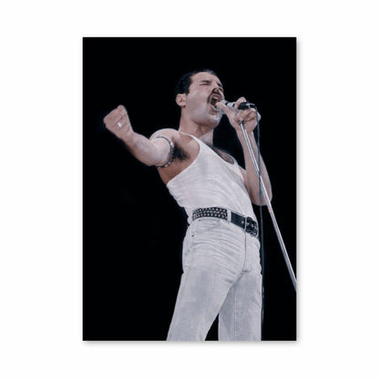 Pôster Freddy Mercury canta