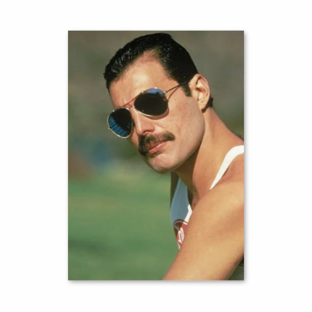 Pôster Bigode de Freddy Mercury