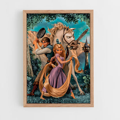 rapunzel-13 cadre Bois clair
