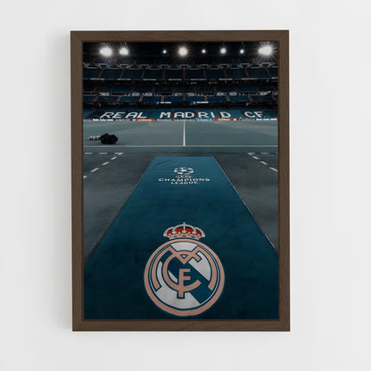 real-madrid-10 cadre Bois foncé