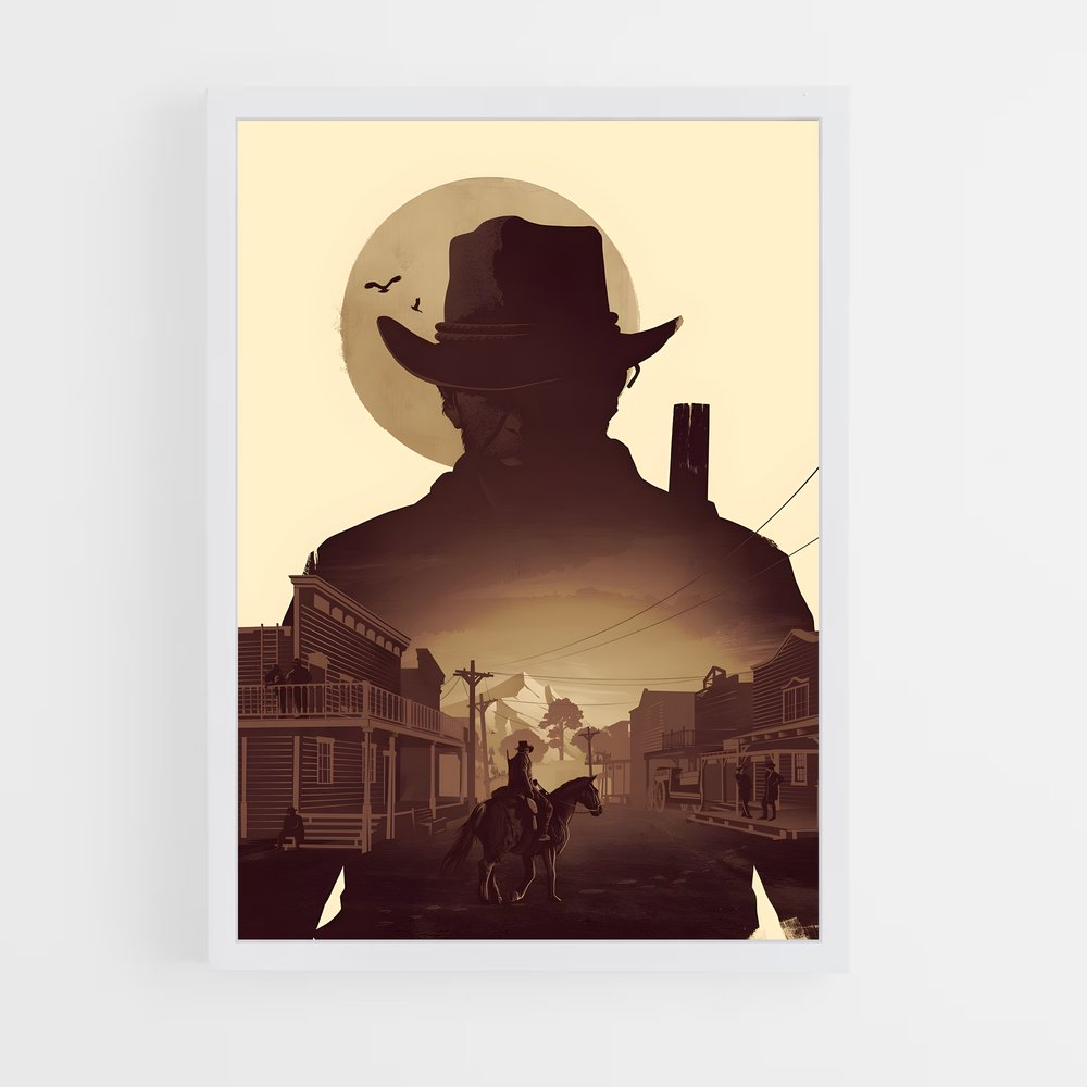 red-dead-redemption-2 cadre Blanc