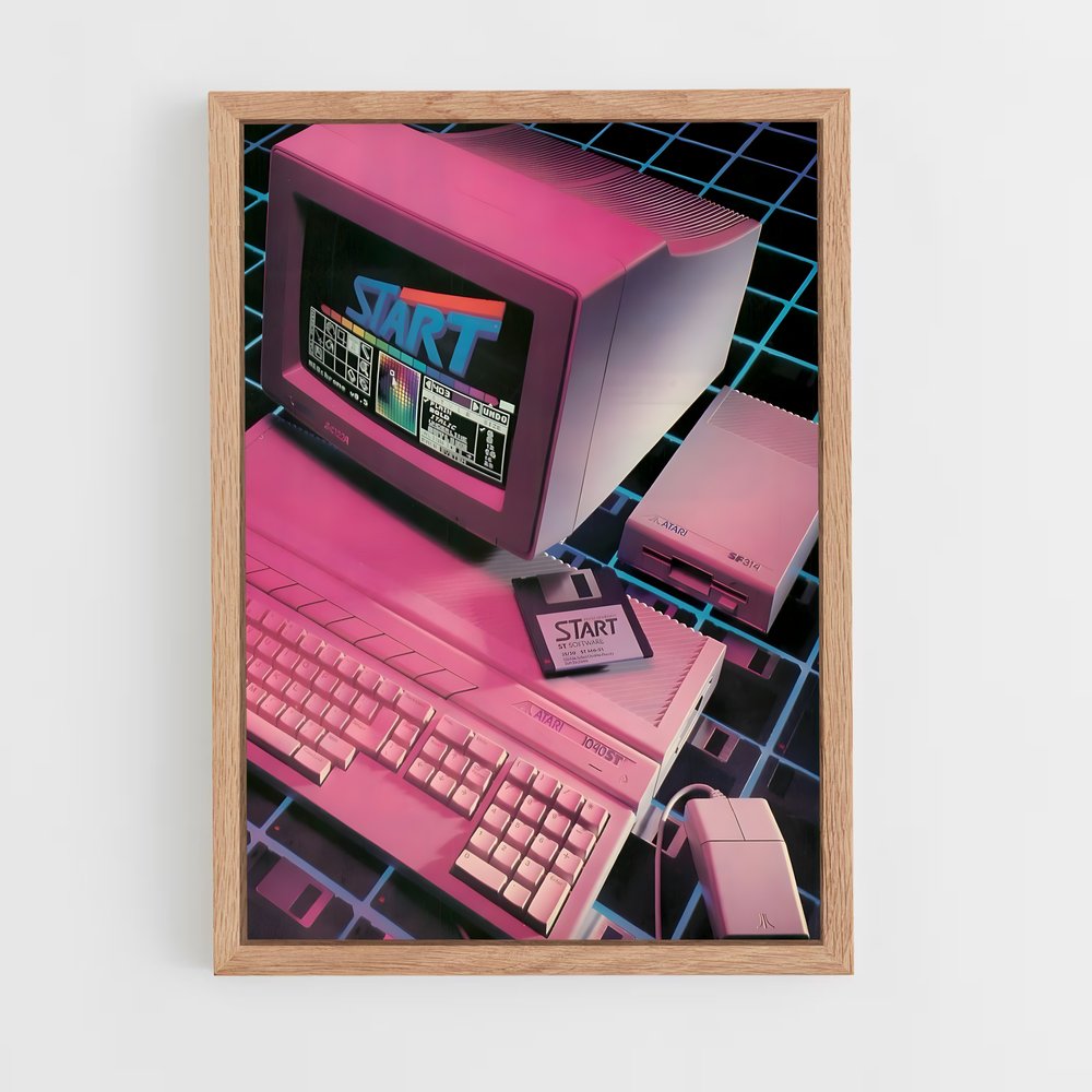 retro-6 cadre Bois clair