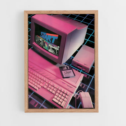 retro-6 cadre Bois clair