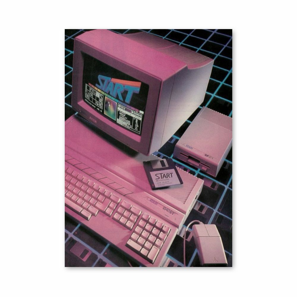 Pôster Computador dos anos 90