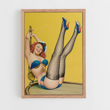 Pôster Pin-up vintage