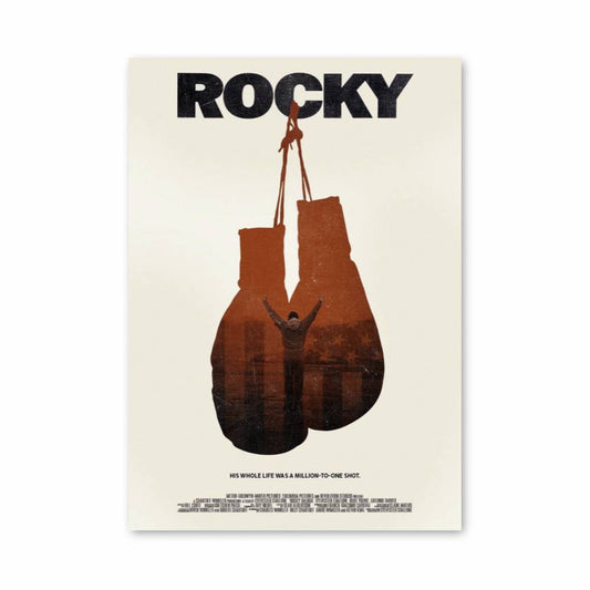 Poster Gants de boxe Rocky