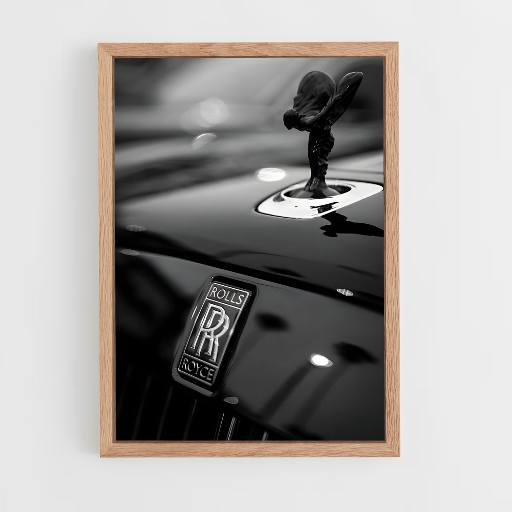 rolls-royce-6 cadre Bois clair