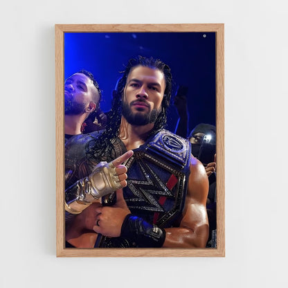 roman-reigns-17 cadre Bois clair