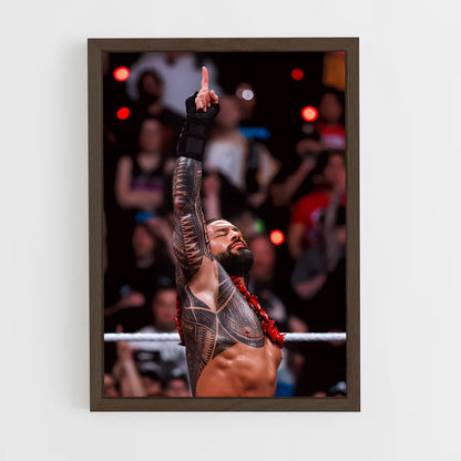 roman-reigns-4 cadre Bois foncé