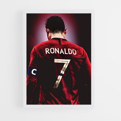 ronaldo-8 cadre Blanc