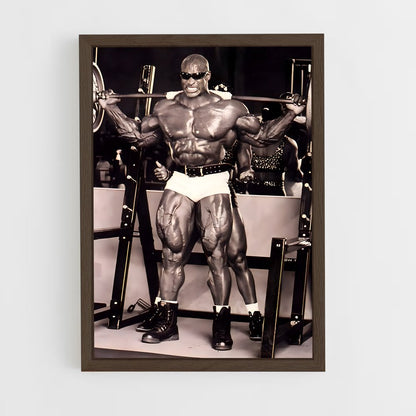 ronnie-coleman-3 cadre Bois foncé