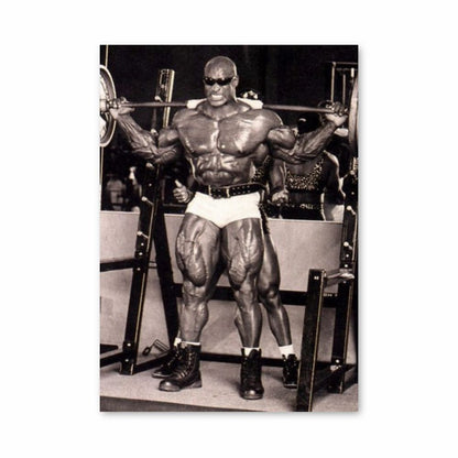 Pôster Ronnie Coleman Agachamento