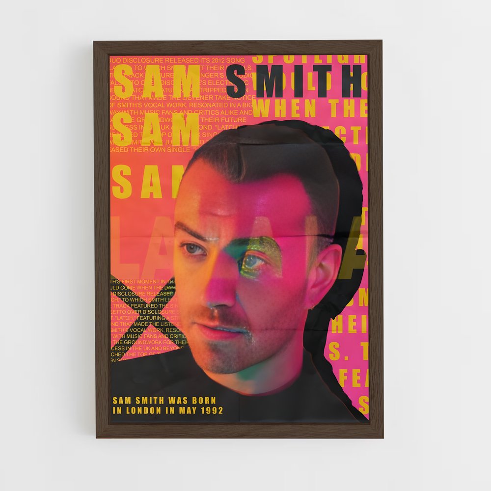 sam-smith-14 cadre Bois foncé
