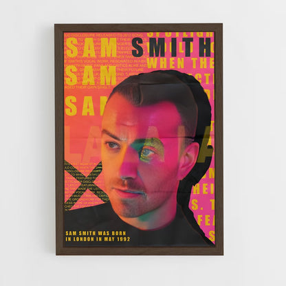 sam-smith-14 cadre Bois foncé
