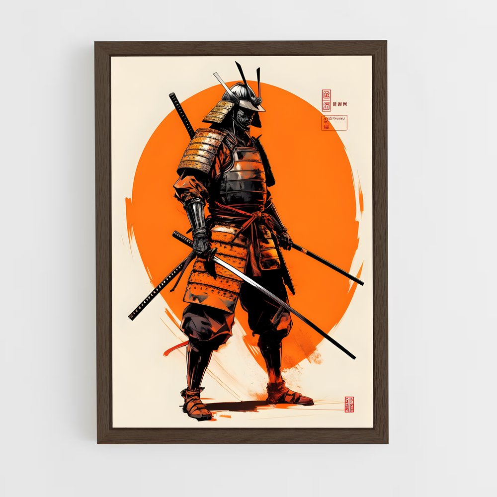 samourai-15 cadre Bois foncé