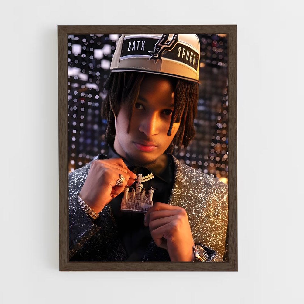 san-antonio-18 cadre Bois foncé
